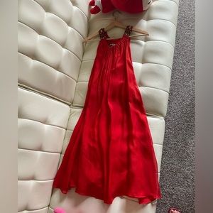 [SOLD] Lanvin red tent dress
